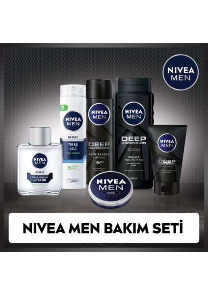 Men Erkek Bakım Damat Seti, Deodorant, Duş Jeli, Yüz&Sakal Yıkama Jeli, Tıraş Jeli, Tıraş Sonrası Losyon ve Krem