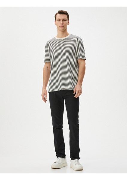 Slim Straight Fit Kot Pantolon - Chadwick Jean fiyatları