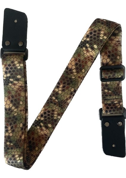 Hive Camo Deri Uçlu Ukulele ve Gitar Askısı