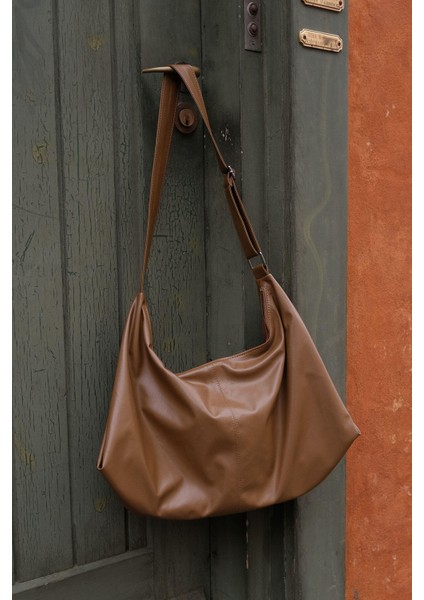 Bıg City Tote Bag Camel