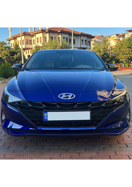 Fruens Hyundai Elantra 2021 Sinyalli Uyumlu Piano Black Batman Yarasa Ayna Kapağı