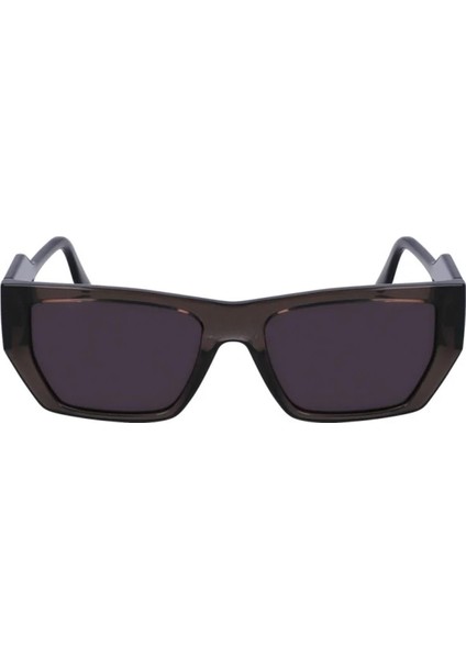 Karl Lagerfeld KL6123S 020 54 Unisex Dikdörtgen Şeffaf Füme Kemik Güneş Gözlüğü fiyatları
