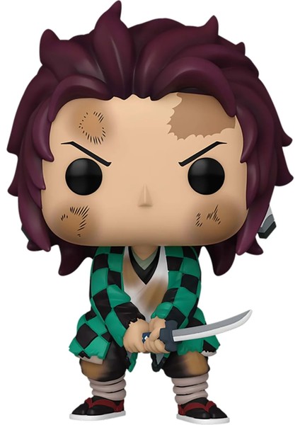 Pop! Animation: Demon Slayer - Tanjiro (Training) Vinyl Figure Figür