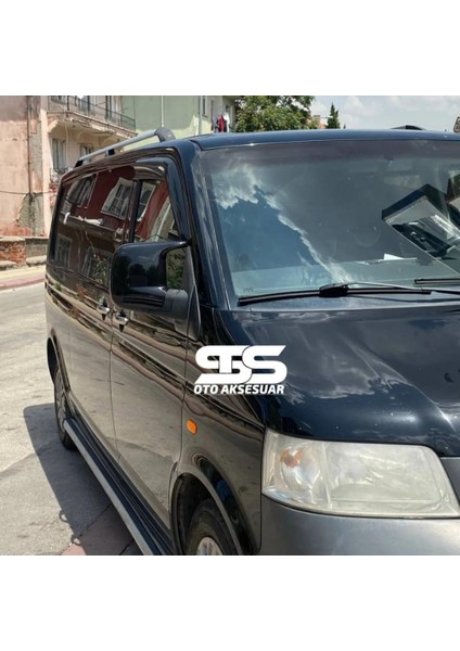 Fruens Volkswagen Transporter T5 2004-2009 Uyumlu Batman Yarasa Ayna Kapağı Piano Black Abs Plastik