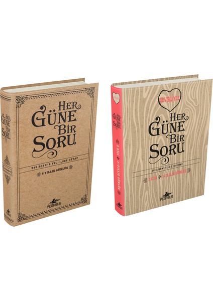 Her Güne Bir Soru Ve Sevgiliyle Her Güne Bir Soru (2 Kitap Set) - Potter Style