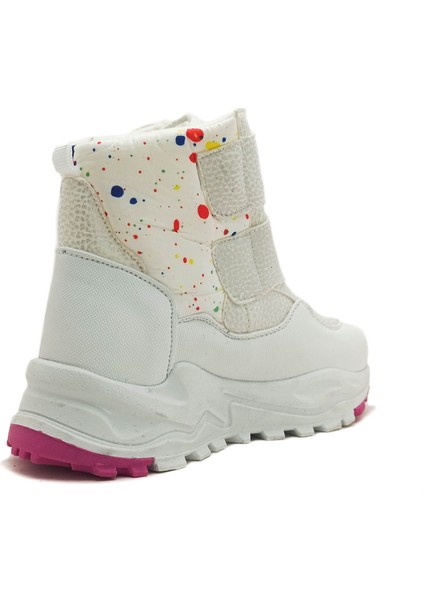 Beyaz Renk Su Geçirmez Cırtlı Çocuk Bot indirimleri