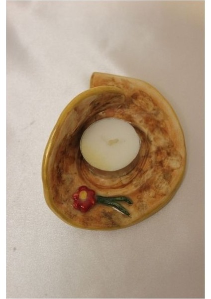 Seramik El Işi Mumluk Kırık Yuvarlak indirimleri