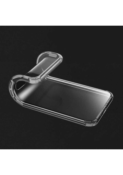Samsung Galaxy A81 / Note 10 Lite Köşeli Şeffaf Anti Shock Silikon Kılıf