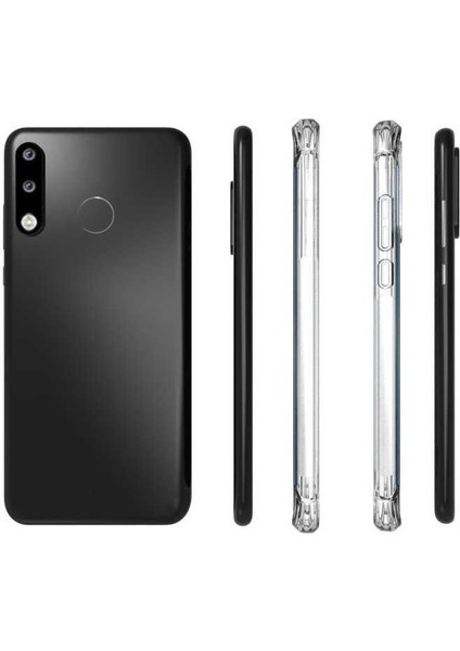Huawei P30 Lite Köşeli Şeffaf Anti Shock Silikon Kılıf fiyatları