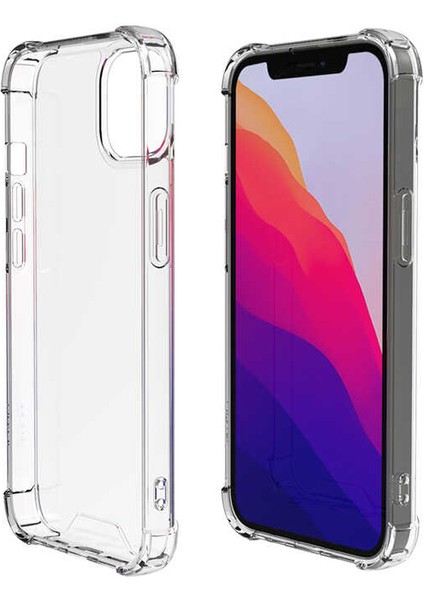 Apple iPhone 11 Köşeli Şeffaf Anti Shock Silikon Kılıf modelleri