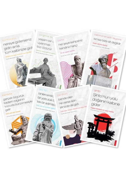 Konfüçyüs - Virginia Woolf - Osho - Tagore - Kanada - Lao Tzu - Zerdüşt - Şinto 8 Kitap