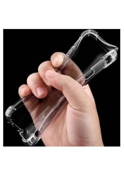 Oppo A16 Köşeli Şeffaf Anti Shock Silikon Kılıf modelleri