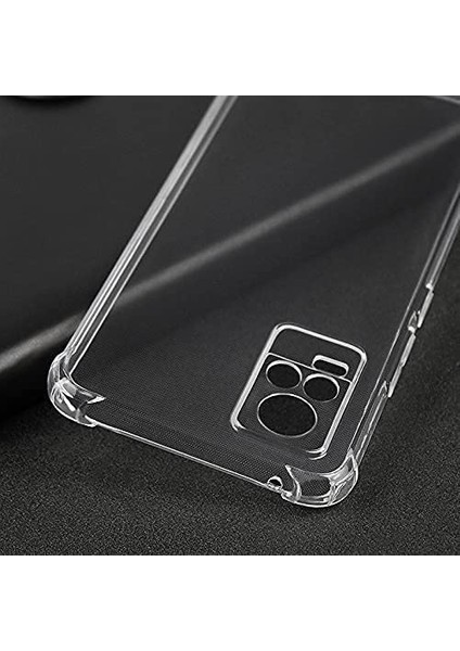 Vivo Y21S Köşeli Şeffaf Anti Shock Silikon Kılıf modelleri