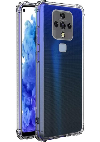 Tecno Camon 16 Köşeli Şeffaf Anti Shock Silikon Kılıf fiyatları