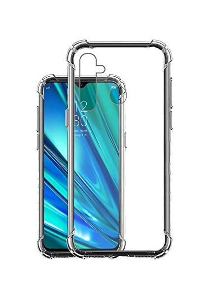 Realme 6 Köşeli Şeffaf Anti Shock Silikon Kılıf modelleri
