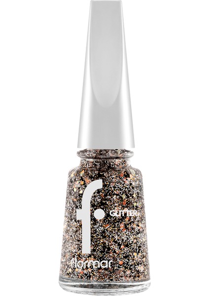 Glitter Yarı Transparan & Parlak Bitişli Simli Oje