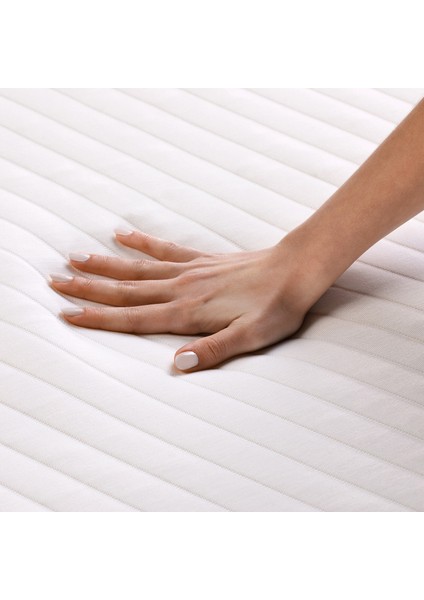 %100 Akıllı Visco Jel Sünger - Uyku Yatak Pedi - Fermuarlı - Kılıfı Yıkanabilir - Yatak Şiltesi-100X200 fırsatları