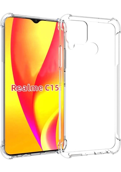 Realme C15 Nitro Anti Shock Silikon Kılıf