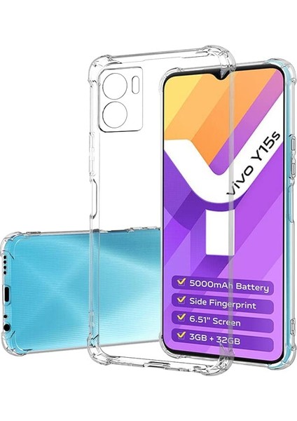 Vivo Y15S Nitro Anti Shock Silikon Kılıf