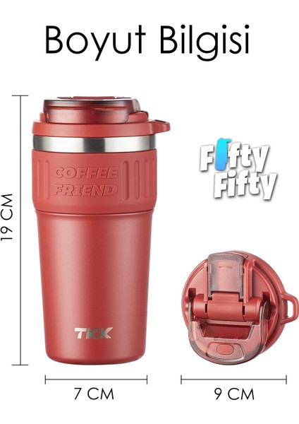 Tkk 630 ml Özel Seri Çelik Mug Kahve Bardağı Pipetli rahat Içim 6 Saat Sıcak 12 Saat Soğuk Termos -2023 630 ml fırsatları