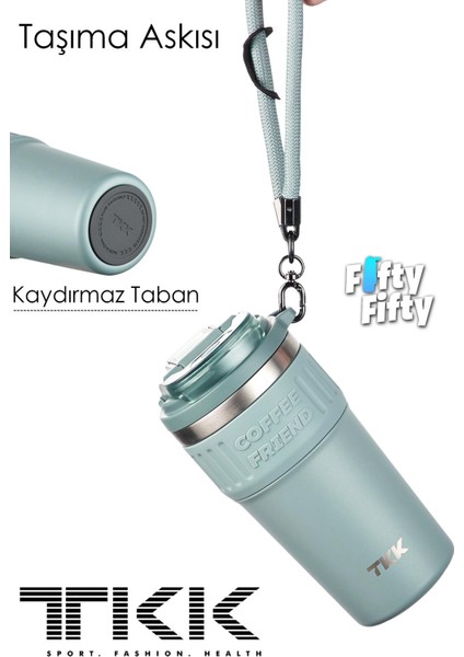 Tkk 630 ml Özel Seri Çelik Mug Kahve Bardağı Pipetli rahat Içim 6 Saat Sıcak 12 Saat Soğuk Termos -2023 630 ml indirimleri