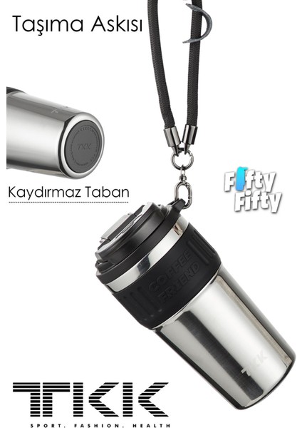 Tkk 630 ml Özel Seri Çelik Mug Kahve Bardağı Pipetli rahat Içim 6 Saat Sıcak 12 Saat Soğuk Termos -2023 630 ml indirimleri