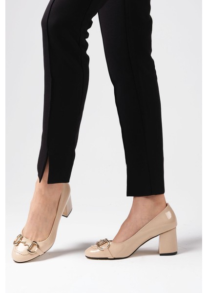 Leandra Ten Rengi Kadın Topuklu Ayakkabı fiyatları