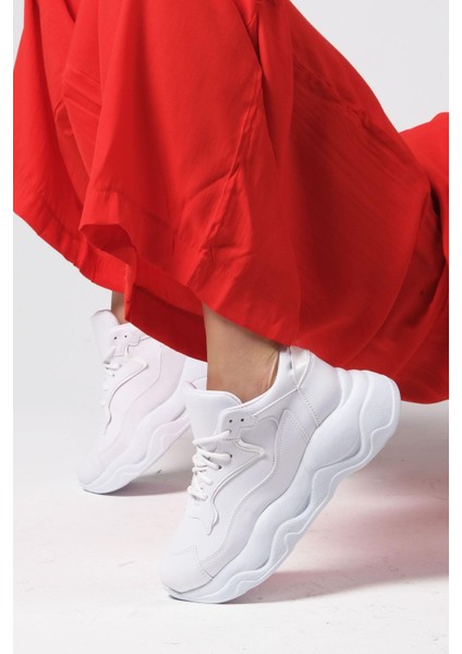 Beyaz Kadın Sneaker Spor Ayakkabı fiyatları