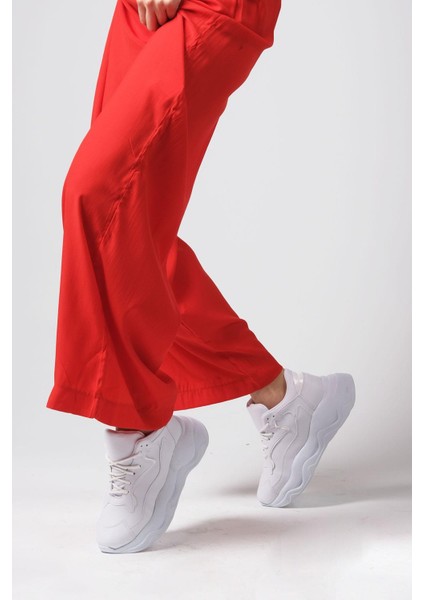 Beyaz Kadın Sneaker Spor Ayakkabı modelleri