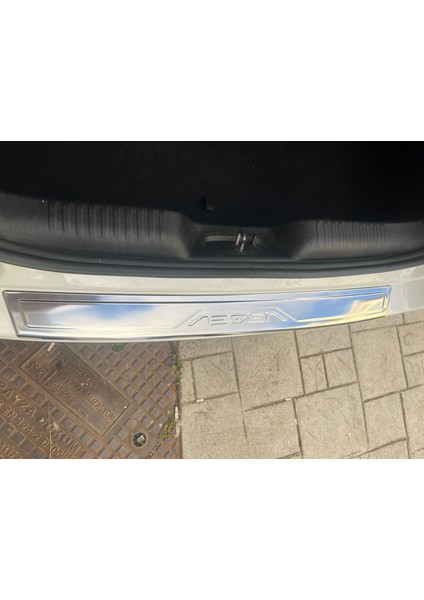 Fiat Egea Sedan Krom Arka Tampon Üstü Koruma Eşiği
