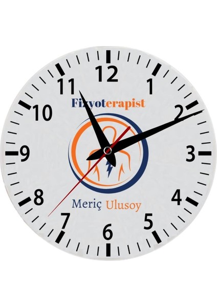 Fizyoterapistlere Özel Cam Duvar Saati fiyatları