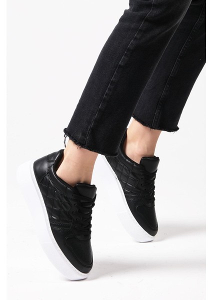 Theresa Siyah Kadın Spor Ayakkabı Sneaker