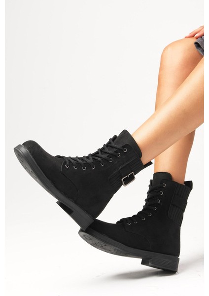 Lyssa Siyah Bağcıklı Kadın Oxford Bot fırsatları