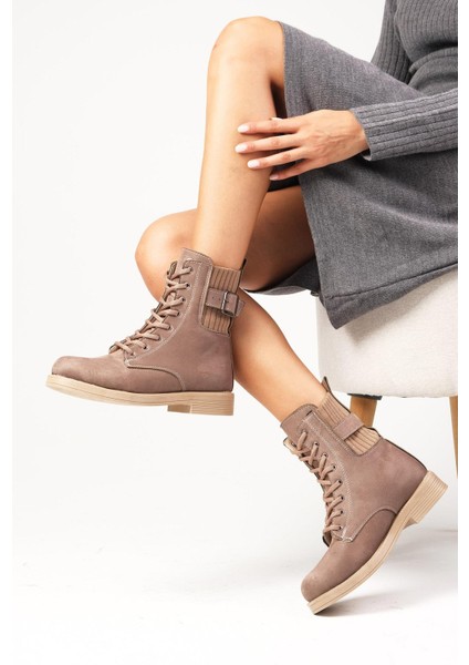 Lyssa Vizon Renk Bağcıklı Kadın Oxford Bot fiyatları