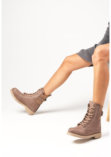 Lyssa Vizon Renk Bağcıklı Kadın Oxford Bot fırsatları