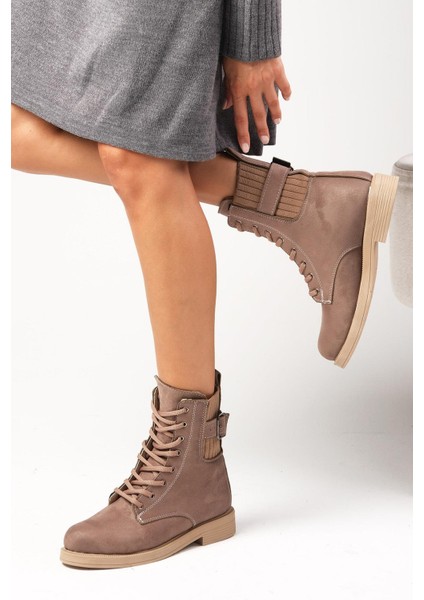 Lyssa Vizon Renk Bağcıklı Kadın Oxford Bot indirimleri