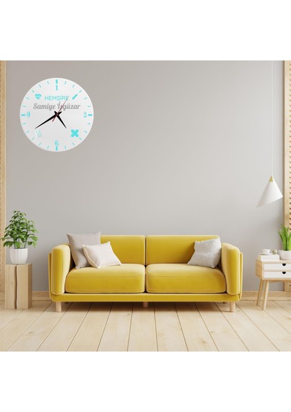 Hemşirelere Özel Cam Duvar Saati