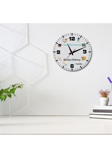 Öğretmenlere Özel Duvar Saati Cam Duvar Saati fiyatları