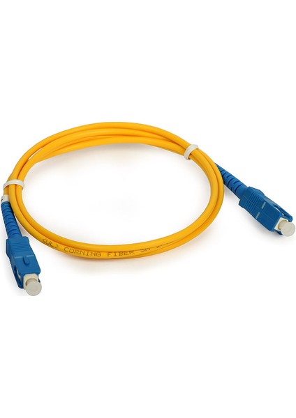 Fiber Optik Kablo 20 Metre Sc-Sc Sm Simplex Lszh Os2 2.0mm Ev-Ofis Internet Bağlantısı Için Uygundur