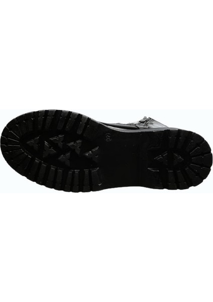 232-1425 Zn Kadın Siyah Rugan Yüksek Taban Bot fırsatları