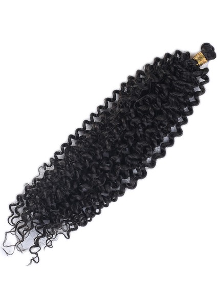 Afro Dalgası Saç - Koyu Kestane