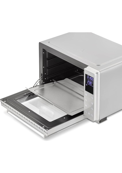 Fırın, 3 Seviye, Izgara, 26 L, Çıkarılabilir Paslanmaz Çelik Kırıntı Çekmecesi fiyatları