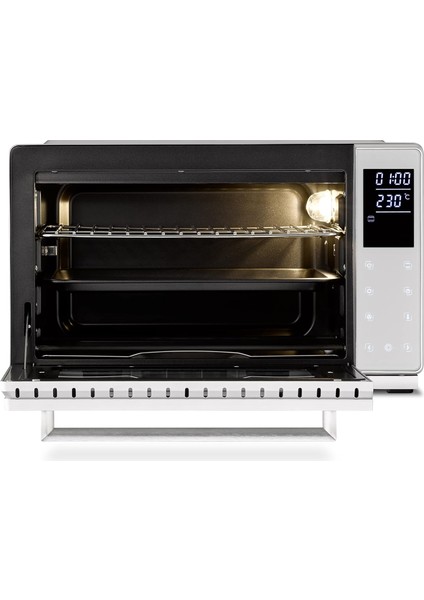 Fırın, 3 Seviye, Izgara, 26 L, Çıkarılabilir Paslanmaz Çelik Kırıntı Çekmecesi modelleri