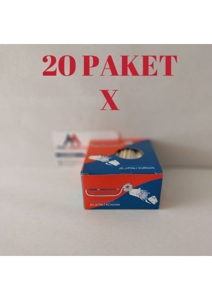 Jelatinli Kürdan 500'lü Paket x 20 Paket