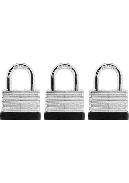 12'li Paket Benzer Lamine Çelik Anahtar Asma Kilitler, 45MM(1-3/4") Genişlikte, Aynı Anahtarlarla Ağır Hizmet Uzun Asma Kilit Seti (Yurt Dışından)