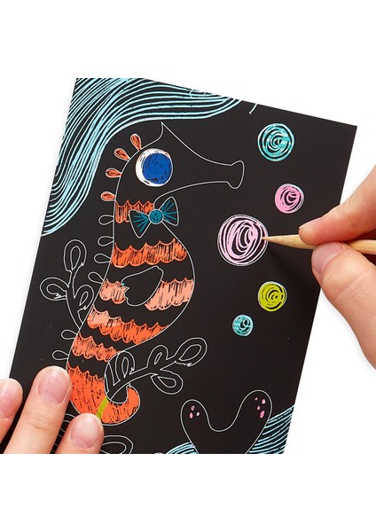 Ooly Mini Scratch & Scribble - Friendly Fish