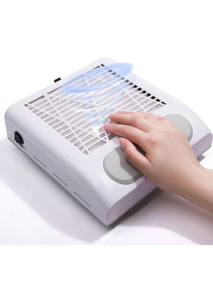 Yatay Tek Fanlı Manikür Tırnak Toz Toplayıcı 80W