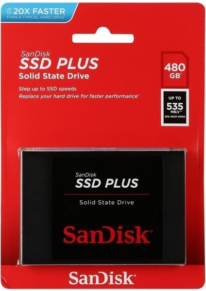 SSD Plus 480GB 535MB-445MB SATA3 SSD