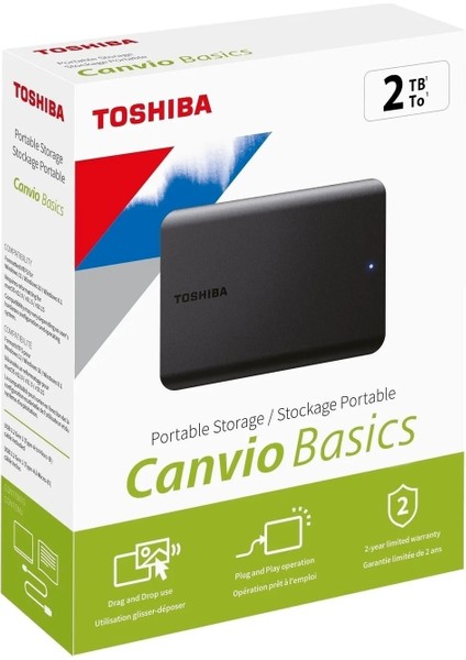 Canvio Basic 2tb 2.5" Siyah Taşınabilir Disk HDTB420EK3AA