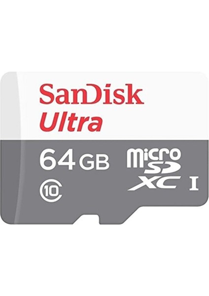 Ultra 64GB 100MB/S Microsdxc Uhs-I Hafıza Kartı SDSQUNR-064G-GN3MN